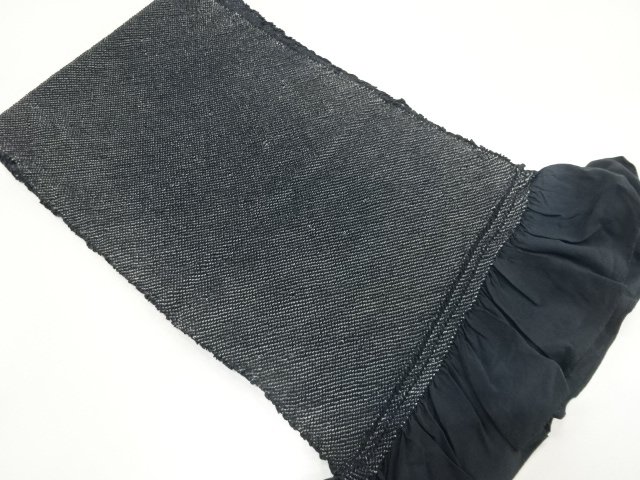 JAPANESE KIMONO FOR MEN / HEKO OBI / ALL SHIBORI
